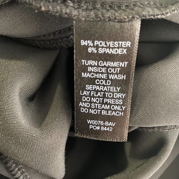 Betabrand Velvet Yoga Dress Pants‎ Straight Leg Black Pull On Women's Medium - Picture 5 of 5